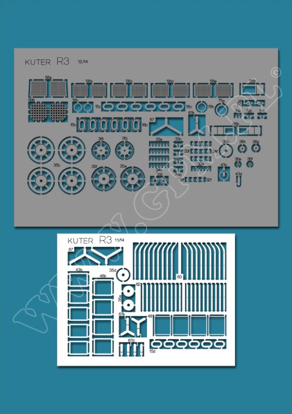 Záchranný člun R3 - Sada