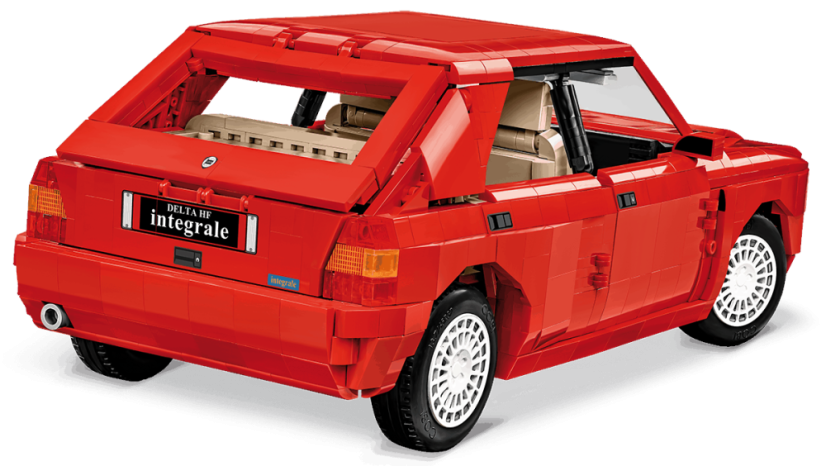 Lancia Delta HF Integrale, 1:12 - Plastová stavebnica COBI