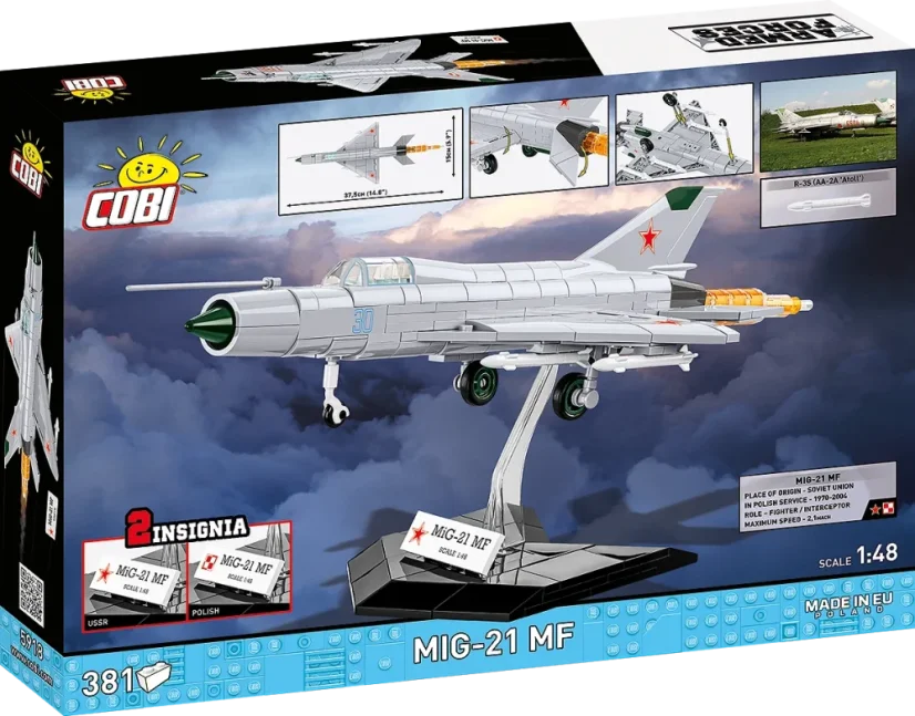 MIG-21 (Poľsko/ZSSR) – Plastová stavebnica COBI