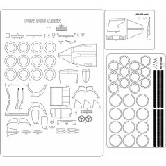 Fiat 508 Lazik - Laserové doplnky - kostra, detaily, dezény, diely kolies