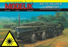 SS-1C SCUD B/MAZ-543 - Laserové doplňky - kostra, díly kol, díly detailů