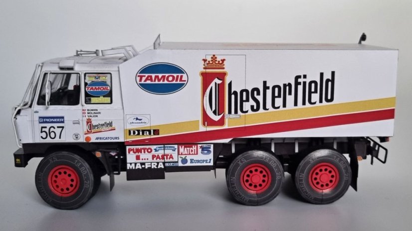 Tatra 815 VD 13 350 6X6.1 - Dakar 1990 - Clay Regazzoni - doprovod