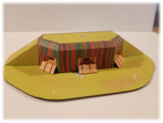 Czechoslovak light fortification model 36 type C - 1:87