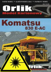 Komatsu 830 E-AC - Laserové doplňky - díly kol, detaily, dezény