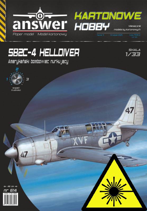 SB2C-4 Helldiver - Laserové doplňky - kostra, detaily