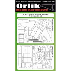F-16C Block 32 - Laserové doplňky - kostra