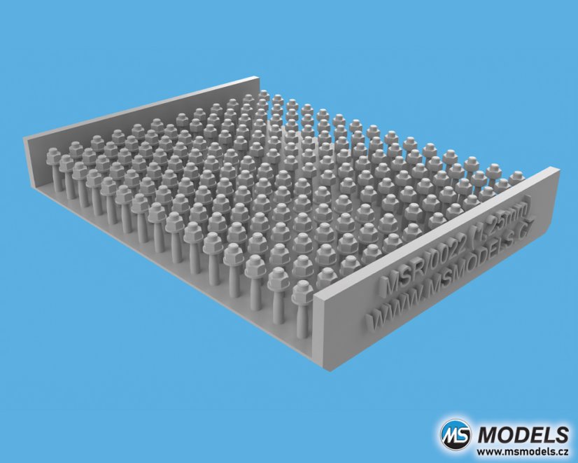 Matice 1,25mm - Resinové díly