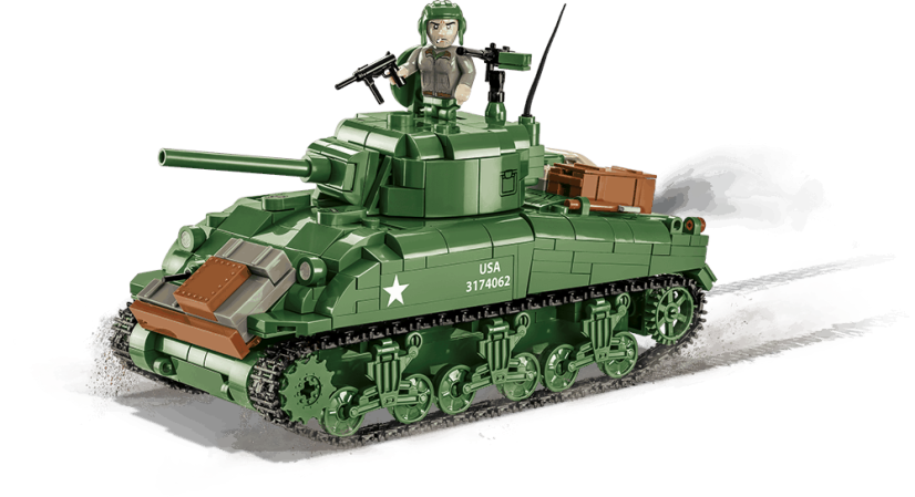 Sherman M4A1 - COBI plastic kit