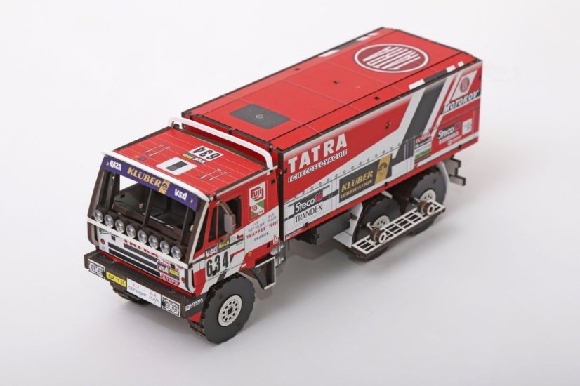 Tatra 815 6x6 Dakar 1986 - č.634 - Loprais, Stachura, Krpec - dřevěná stavebnice