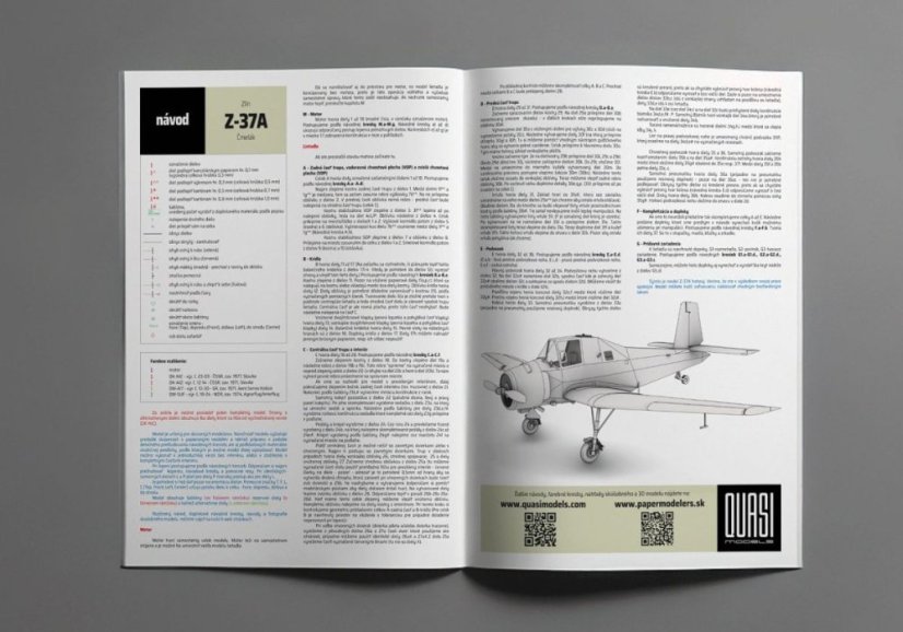 Letadlo Zlín Z-37A - Čmelák