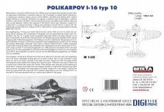 Polikarpov I-16 type 10 - Paper model