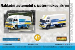 Nákladný automobil s izotermickou skriňou