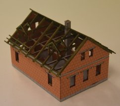 Rozestavěný dům - 1:120