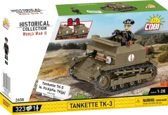 Tankette TK-3 WW II - Plastová stavebnice COBI