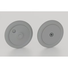 Pfalz D.IIIa - plastové kolesá