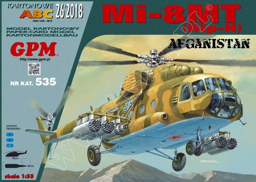 Helikoptéra Mi8 MT (HIP-H) - Afganistan