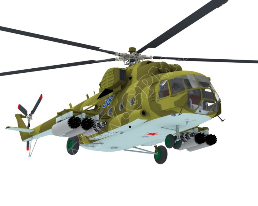 Helikoptéra Mi8 MT (HIP-H) - Afganistan