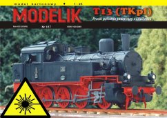 Parní lokomotíva T13 (TKp1) - Laserové doplňky - kostra, detaily, díly kol