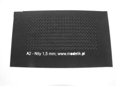 Hlavy nýtů 1,5 mm (250 ks)