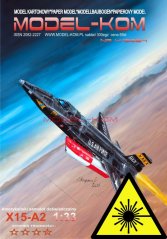 X-15 A2 - plastové kolesá