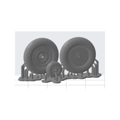 Ha-1112M-1L Buchon - plastová kola