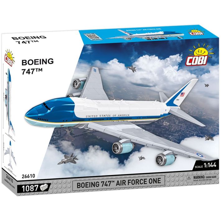 Boeing 747 - Air Force One - Plastová stavebnice COBI