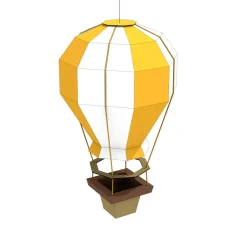 Teplovzdušný balón MINI - žltý