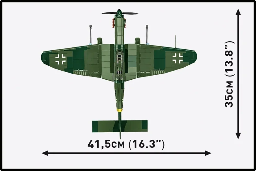Junkers JU 87G-2 STUKA WWII - Plastová stavebnice COBI