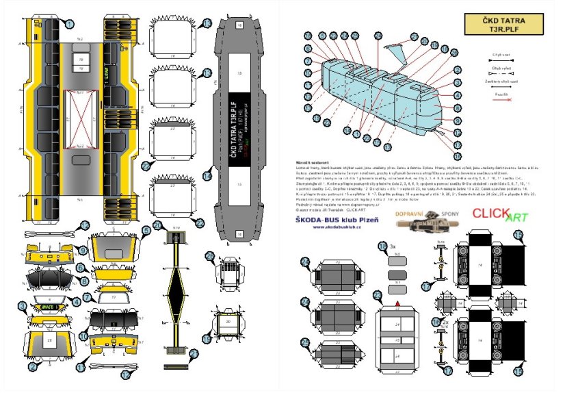 Tramvaj ČKD Tatra T3 R.PLF - Plzeň