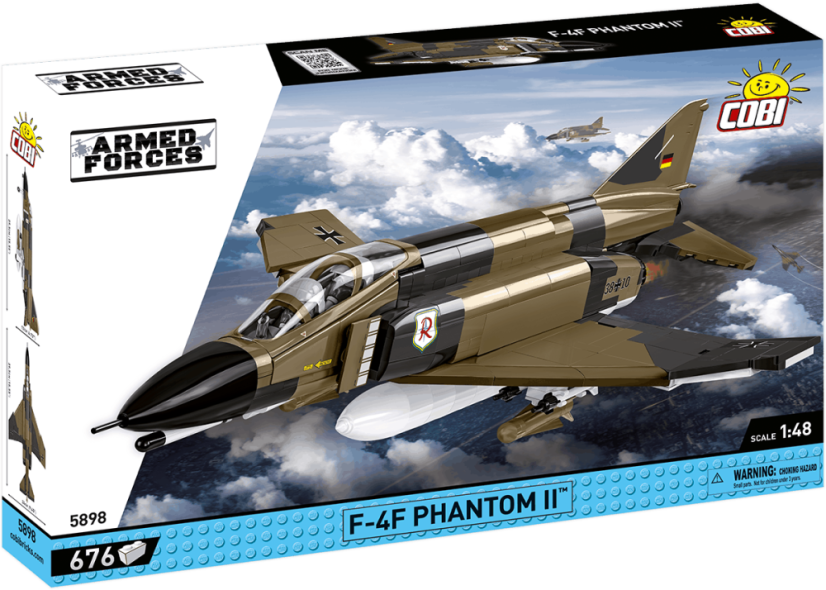 F-4F Phantom II - Luftwaffe - Plastová stavebnice COBI