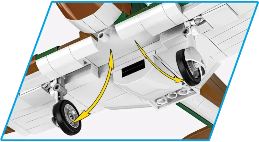 Hawker Hurricane No.302 WWII- Plastová stavebnice COBI