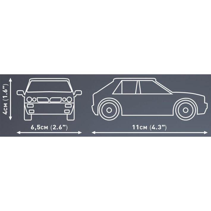 Lancia Delta HF- Plastová stavebnice COBI