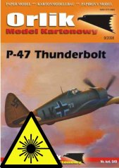 P- 47 Thunderbolt - Laserové doplnky - kostra