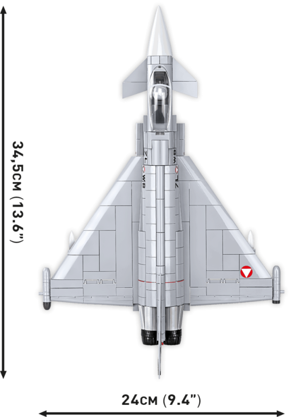 Eurofighter Typhoon Austria - Plastová stavebnice COBI