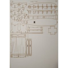 Plachetnice Orel - Laserové doplňky - kostra