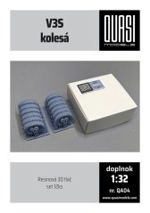 Praga V3S (QUASI) - plastic wheels