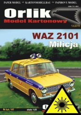 VAZ-2101 Milice - Laserové doplňky - detaily, dezény