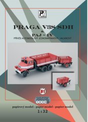 Praga V3s SDH & přívěs PAJ-1V