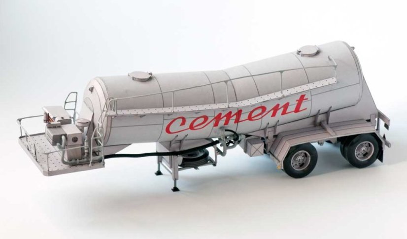Návěs na přepravu cementu ZVVZ