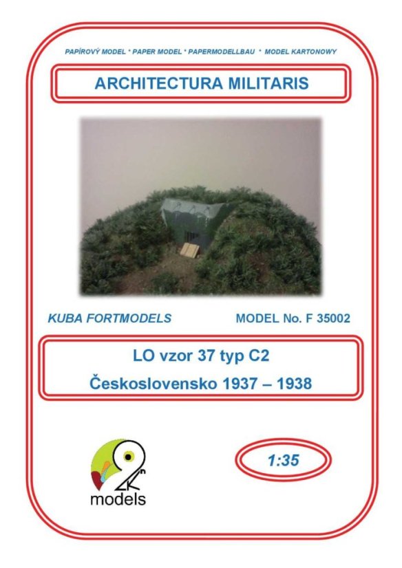 Československé lehké opevnění vzor 37 typ C2 - 1:35