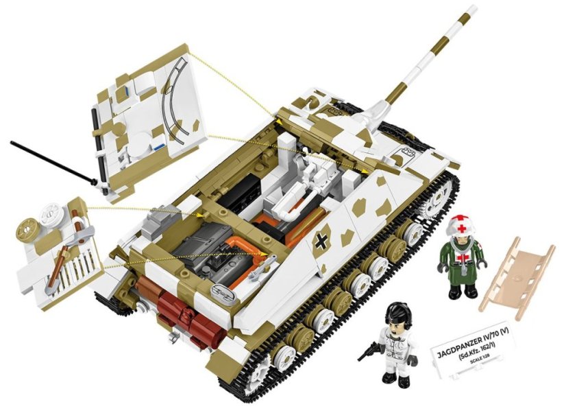 JAGDPANZER IV/70 (V) WWII - Plastová stavebnice COBI