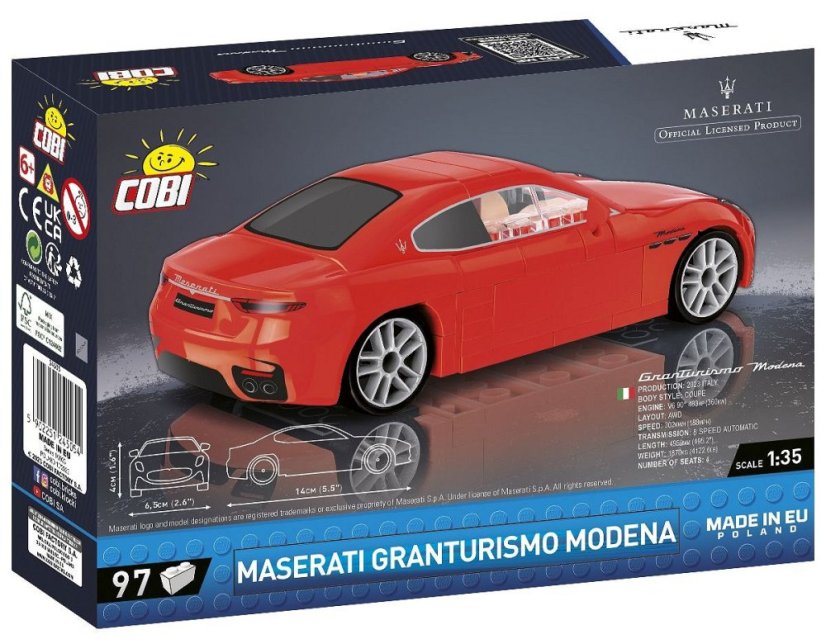 Maserati Granturismo Modena - Plastová stavebnice COBI