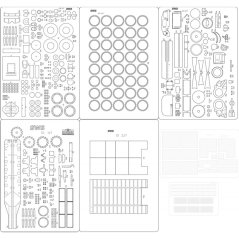 SWS 3,7cm FLAK 43 - Laser accessories - skeleton, details