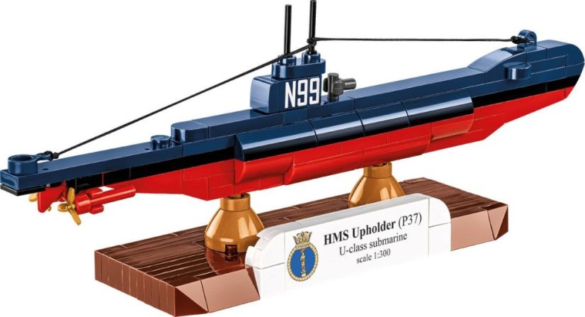 HMS Upholder (P37) U-class ponorka WWII - Plastová stavebnice COBI