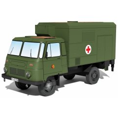 Robur LO 2002 - vojenská sanitka