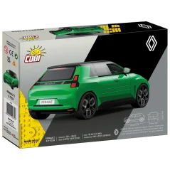 Renault 5 e-tech - zelená - Plastová stavebnica COBI