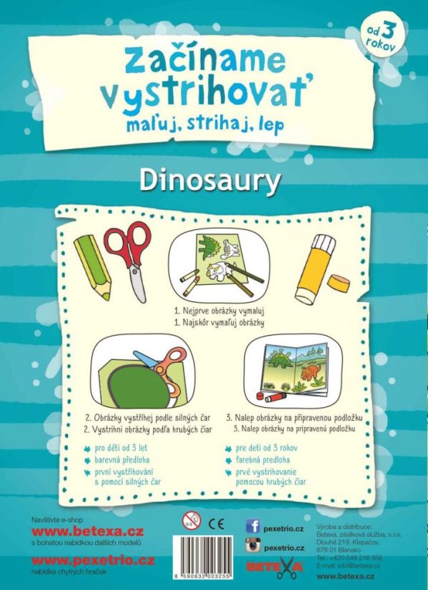 Začínáme vystřihovat - Dinosauři