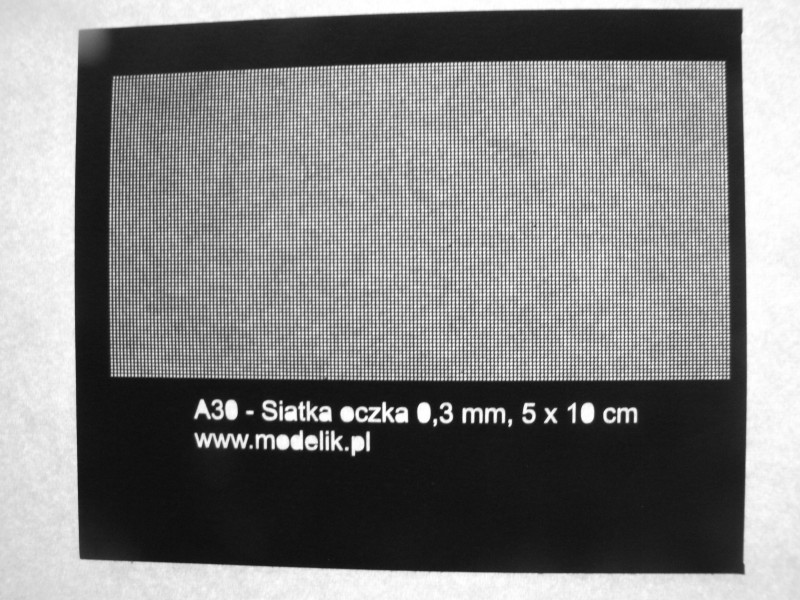 Mřížka 0,3 mm (10 x 5 cm)