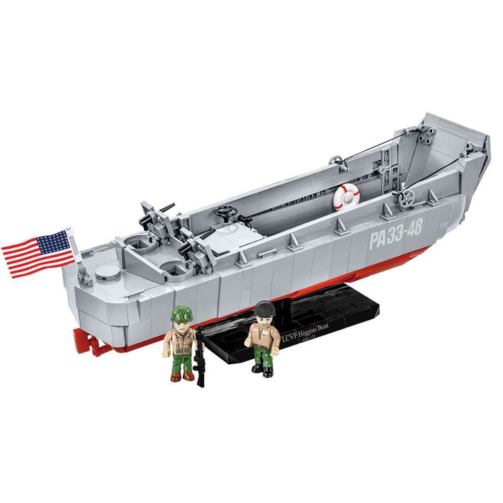Americký vyloďovací člun LCVP-HIGGINS BOAT - Plastová stavebnice COBI