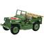Jeep Willys MB - sanitka WWII - Plastová stavebnice COBI